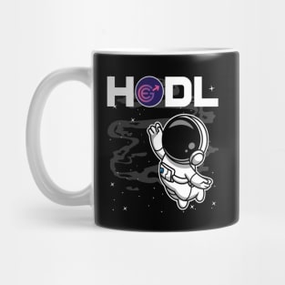 HODL Astronaut Evergrow EGC Coin To The Moon Crypto Token Cryptocurrency Blockchain Wallet Birthday Gift For Men Women Kids Mug